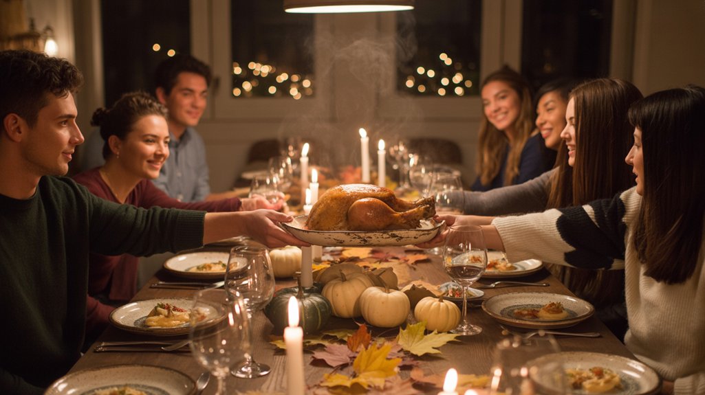 friends gathering for celebration