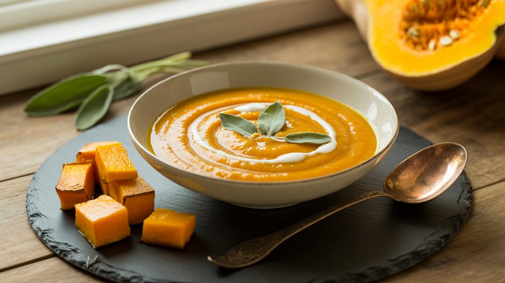 velvety autumn squash soup