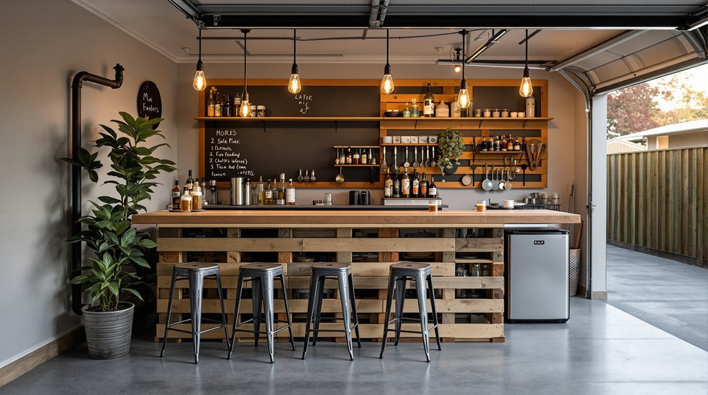 budget diy garage bar